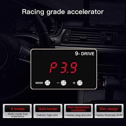 Throttle Response Controller,9 Drive 9-Mode Universal Electronic Throttle Controller For Dodge RAM Jeep (RED)