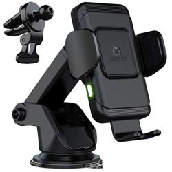ZeeHoo Wireless Car Charger,10W Qi Fast Charging Auto-Clamping Car Mount,Windshield Dash Air Vent Phone Holder Compatible iPhone 11/11 Pro/11 Pro Max/Xs MAX/XS/XR/X/8/8+,Samsung S10/S10+/S9/S9+/S8/S8+