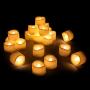 80 Packs LED Flameless Flickering Candles, Kohree Tea Lights Candles Battery Operated Votive Candles, Flickering Tealight Candles for Garden Wedding,Party, Christmas Decorations, Warm White