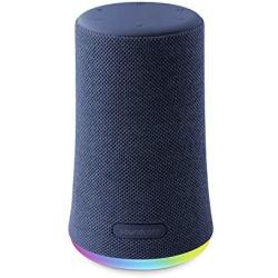 Soundcore Anker Flare Mini Bluetooth Speaker, Portable Wireless Speaker, Waterproof for Outdoor Parties, LED Light Show with 360° Sound and BassUP Technology- Blue