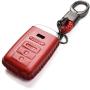 Vitodeco Genuine Leather Smart Key Keyless Remote Entry Fob Case Cover with Key Chain for Acura RLX, Acura TLX, Acura ILX (4 Buttons, Red) Vitodeco Genuine Leather Smart Key Keyless Remote Entry Fob Case Cover with Key Chain for Acura RLX, Acura TLX, Acura ILX (4 Buttons, Red)