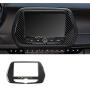 1 Piece Black Carbon Fiber 7'' Radio Screen Navigation Panel Trim Cover Decal Sticker for Chevrolet Camaro 2016-Present Accessories