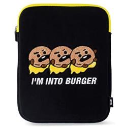 BT21 Bite Collection SHOOKY Character Tablet Sleeve Bag Case Cover, Compatible with 10 Inch iPad Air, iPad Pro, Galaxy Tab, Black