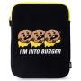 BT21 Bite Collection SHOOKY Character Tablet Sleeve Bag Case Cover, Compatible with 10 Inch iPad Air, iPad Pro, Galaxy Tab, Black