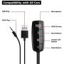 ZUS Universal HD Car Audio Adapter, All Compatible Music Adapter, Wireless in-Car Bluetooth FM Transmitter Radio Adapter, True Wireless Stereo, 3.5mm AUX Cable, USB Port, Hands-Free Calls