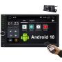 Android 10.0 Car Stereo Double Din 7 Inch in Dash Head Unit Touch Screen Car Radio Multimedia Player WiFi 4G Bluetooth FM/AM RDS Receiver GPS Navigation with Backup Camera&Remote Control(1G+16G)