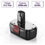2 Packs 19.2Volt 3.8Ah Replacement Battery compatible for Craftsman DieHard C3 315.115410 315.11485 130279005 1323903 120235021 11375 11376 Cordless Drills