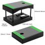 Rybozen Mobile Film and Slide Scanner, Converts 35mm Slides & Negatives into Digital Photos with Your Smartphone Camera, Interesting Presents and Toys with LED Backlight（2AA Batteries not Included