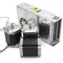 3 Axis USB Mach3 CNC Controller Kit, Nema23 Stepper Motor 76mm 270Oz-in 3A 1.8Nm + CNC Motion Control Board Signal Output 0-10V + TB6600 Driver 4.5A + 350W 24V DC Switch Power Supply
