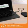 WD 2TB Elements Portable External Hard Drive HDD, USB 3.0, Compatible with PC, Mac, PS4 & Xbox - WDBU6Y0020BBK-WESN