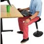 WOBBLE STOOL Standing Desk Balance Chair for Active Sitting. Tall ergonomic adjustable height swiveling leaning perch perching ergonomic sit stand high computer chair swivels 360 for adults kids