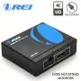 4K 1x2 HDMI Splitter by OREI - 1 Port to 2 HDMI Display Duplicate/Mirror - Powered Splitter Ver 1.4 Certified for Full HD 1080P High Resolution 3D Support (One Input To Two Outputs) - USB Powered
