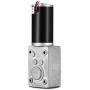 uxcell DC12V 65RPM High Torque Electric Power Speed Reduce Turbine Worm Gear Box Motor