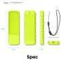 elago R3 Protective Case Compatible with Apple TV Siri Remote 4K (5th) / 4th Generation (Neon Yellow) - Extra Protection, Durable Silicone, Lanyard Included, Full Access