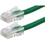 Monoprice ZerobootCat6 Ethernet Patch Cable - Network Internet Cord - RJ45, Stranded, 550Mhz, UTP, Pure Bare Copper Wire, 24AWG, 0.5ft, Green