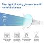 Blue Light Blocking Glasses Compact Folding Reading Glasses with Flexible Hinge for Men and Woman (2.5, Black)