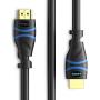 BlueRigger 4K HDMI Cable (50 Feet, Black,4K 30Hz,High Speed, in-Wall CL3 Rated)