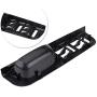 Master Window Switch Control Panel Cover Trim with Pull Handle Trim for VW Golf Passat Jett 1998-2004(Black)