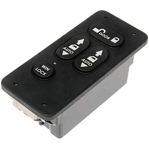 Dorman 901-5104 Front Driver Side Door Window Switch for Select IC Corporation / International Models, Black