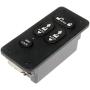 Dorman 901-5104 Front Driver Side Door Window Switch for Select IC Corporation / International Models, Black