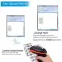 Tera Barcode Scanner Wireless Versatile 2-in-1 (2.4Ghz Wireless+USB 2.0 Wired) Rechargeable 1D Barcode Reader USB Handheld Bar Code Scanner Wireless with Stand