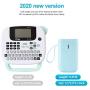 Label Maker Machine NiiMbot D11 2020 Portable Wireless Connection Label Printer Tape Included Multiple Templates Available for Smartphone Tablet Easy to Use Office Home Organization USB Rechargeable