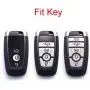 Royalfox(TM) 3 4 5 Buttons TPU Smart keyless Entry Remote Key Fob case Cover Keychain for 2017 2018 2019 2020 Ford Mustang Explorer Edge Fusion Mondeo F150 F250 F350 F450 F550 (Blue)