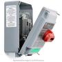 Leviton MS4X-303 30 Amp, 600 VAC, 3-Pole, Non-Fused Manual Motor Starter, Suitable as Motor Disconnect, Type 4X Thermoplastic Enclosure, IP67-Watertight