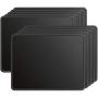 Ktrio 10 Pack Mouse Pad with Stitched Edges, Non-Slip Large Mousepad with Superior Micro-Weave Cloth, Water-Resist Mousepads Mouse Pads for Computers, Laptop, Gaming, Office & Home, 11 x 8.5 in, Black