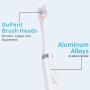 Luvan Sonic Electric Toothbrush for Adults with 5 Modes, Wireless Rechargeable, Immersion Level Waterproof, Aviation Metal Material, Intelligent Timing, 2 Toothbrush Heads