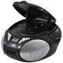 Magnavox MD6924 Portable Top Loading CD Boombox with AM/FM Stereo Radio in Black | CD-R/CD-RW Compatible | LED Display | AUX Port Supported | Programmable CD Player |