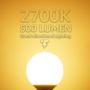TORCHSTAR G25 Globe led Bulb, Dimmable Vanity Light, 5.5W (60W Eqv.), UL-Listed, Soft White 2700K for Makeup Mirror, Pendant, Bathroom, Dressing Room, 3 Years Warranty, Pack of 6
