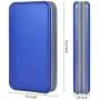 alavisxf xx CD Holder, 72 Capacity CD/DVD Case Holder Portable Wallet Storage Organizer Hard Plastic Protective Storage Holder for Car Travel(72 Capacity, Blue 72)