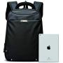 Business Backpack, Plover Business Office College School Student Backpack Bag, Slim Comfortable Breathable Durable and Water Resistant Laptop Computer Bag for Women & Men Fits 15.6 Inch Laptop-Black
