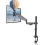 Suptek Single Monitor Mount Stand-Height Adjustable Gas Spring Monitor Arm Desk Mount for Computer Screen 17 to 27 inches,VESA Bracket with Clamp Grommet Mounting Base-Hold up to 13.2lbs (MD8411)