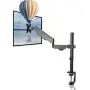 Suptek Single Monitor Mount Stand-Height Adjustable Gas Spring Monitor Arm Desk Mount for Computer Screen 17 to 27 inches,VESA Bracket with Clamp Grommet Mounting Base-Hold up to 13.2lbs (MD8411)