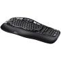 Logitech K350 Wireless Wave Keyboard with Unifying Wireless Technology - Black