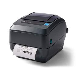 Zebra GX420t Thermal Transfer Desktop Printer Print Width of 4 in USB Serial and Ethernet Port Connectivity GX42-102410-000