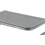 Allsop Metal Art Jr. Monitor Stand, 14-Inch wide platform holds 40 lbs with keyboard storage space - Pewter (27021)