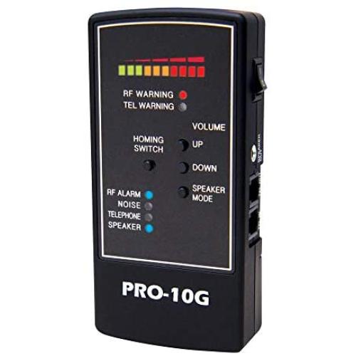 DefCon Security Products PRO-10G GPS Tracker Finder and Law-Grade Counter Surveillance Bug Sweep - Newest Professional Handheld Detection of All Active GPS Trackers, Mobile Phones