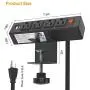Desk Clamp Power Strip, Desktop Power Outlet Clamp Mount with 2 USB Ports, 4 AC Outlets, Mountable Desk Outlet Removable Power Plugs with 6.56ft Cord (4AC2USB-Black)