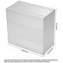 Aluminum Enclosure Case Silver DIY Electronic Circuit Board Project PCB Instrument Box Case for Heat-dissipating Aluminum Casing of Electronic Products, 3.2×5.7×5.9inch