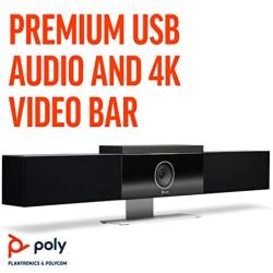 Poly - Studio - Premium Audio and Video Conferencing System (Polycom) - Plug-and-Play USB Connectivity - Video Solution for Home Office & Small Conference Rooms