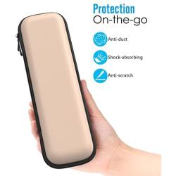 MoKo Holder Case Fit i-Pencil/i-Pencil 2, PU Leather Case for Samsung Stylus Pen Surface Pen, Fit New iPad 8th Gen 2020/7th Gen 10.2/iPad Air 4th Gen/iPad Pro 11 & 12.9 2020 - Rose Gold