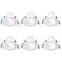 Lightolier (Pack of 6) 3'' 8W Round 3000K, 90CRI, White Recessed Mini Downlight, Easy to Use and Install, Save Time and Energy, Reduced Glare