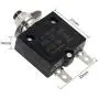 RKURCK 125-250V AC 50V DC Push Button Circuit Breaker 15Amp Thermal Overload Protector L1 Series Manual Reset Thermal Circuit Breaker 15A