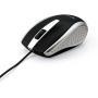 Verbatim Optical Mouse - Wired with USB Accessibility - Mac & PC Compatible - Silver