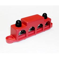 Fastronix 3/8'' 4 Stud Power Distribution Block with Cover
