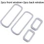 Pursuestar 4Pcs/Set Bling Bling Crystal Car Window Lift Button Frame Cover Interior Trim Sticker Decals for Mercedes Benz 2019 2020 A B Class 2020 GLB GLA CLA
