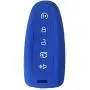 XUHANG Sillicone key Skin Cover key Remote Case Protector Shell for Ford Edge Escape Explorer Focus LINCOLN MKS MKT MKX MKZ Keyless Entry Smart Remote 5 Buttons red
